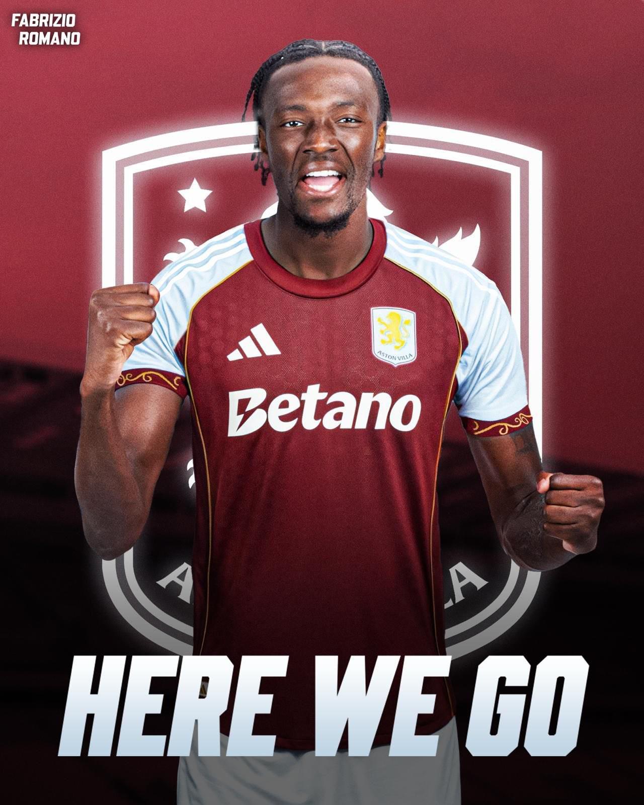 B体育app下载-HWG！罗马诺：亚伯拉罕加盟阿斯顿维拉，转会费2100万英镑